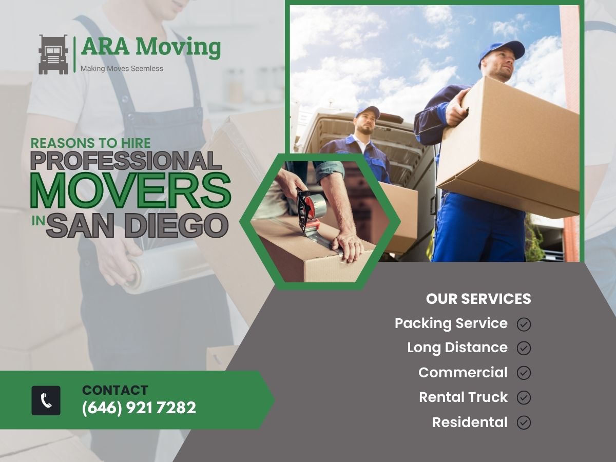 Reasons to Hire Professional Movers in San Diego