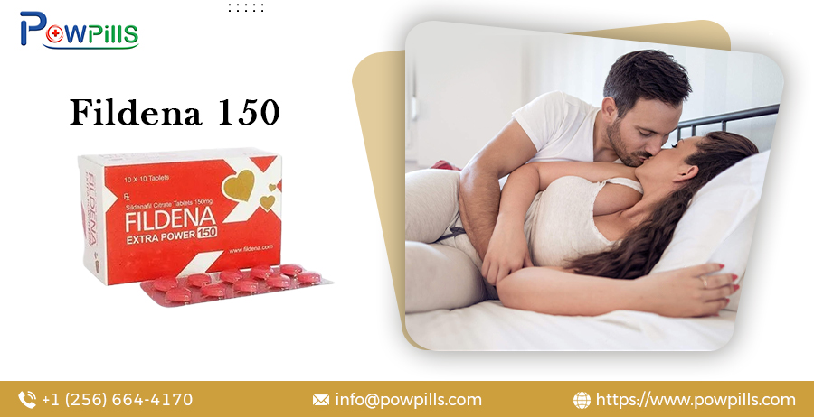 Fildena 150 Tablet (Sildenafil Citrate) | 20% OFF | Free Shipping – Powpills